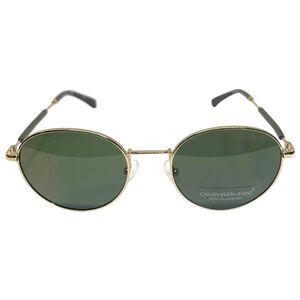 Calvin Klein Jeans CKJ20110S 717 Women’s Oval Sunglasses Gold/G15 50-19-145